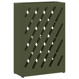 Vidaxl paraplu standaard olijfgroen 28 x 12 x 41 cm staal
