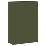 Vidaxl paraplu standaard olijfgroen 28 x 12 x 41 cm staal