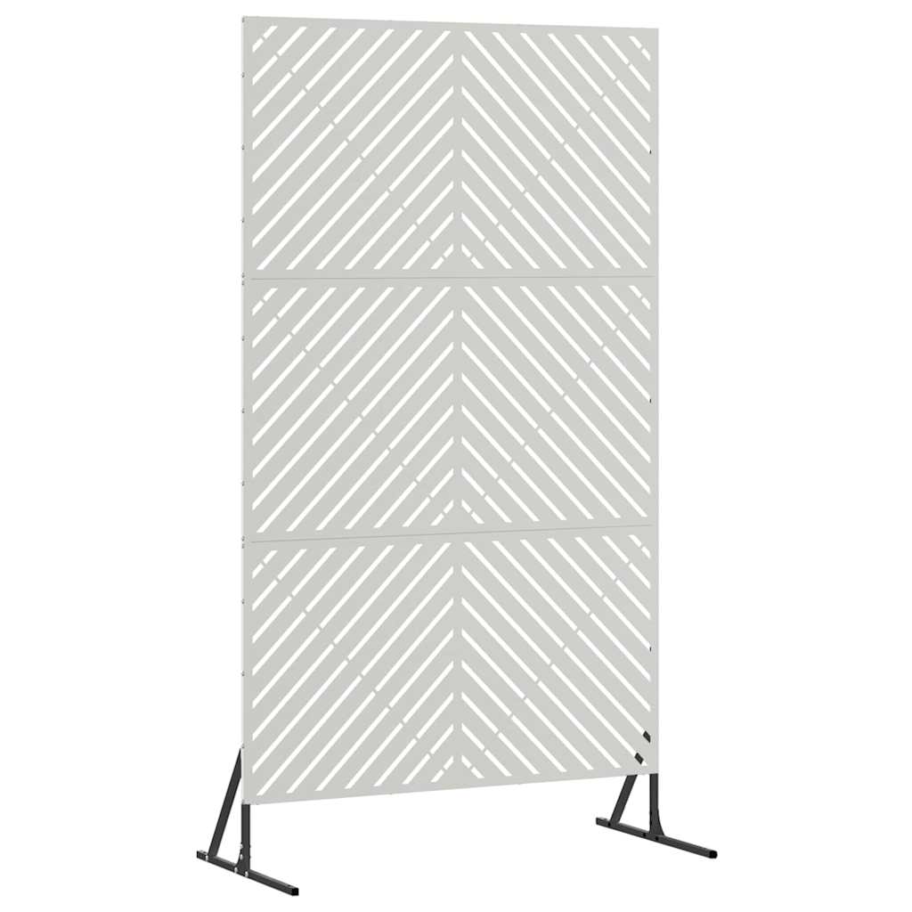 Vidaxl privacyscherm grijs 100 x 50 x 180 cm staal