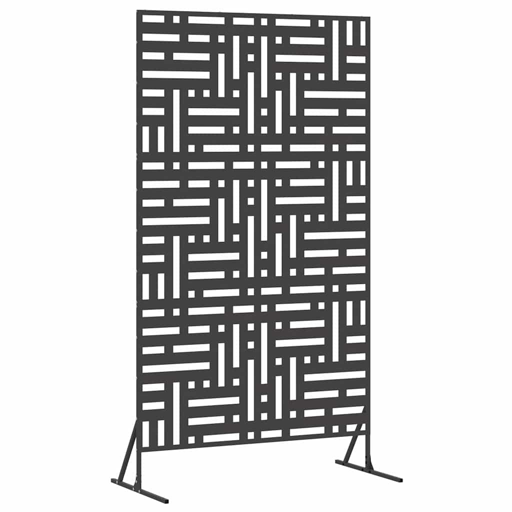 Vidaxl privacyscherm zwart 100 x 50 x 180 cm staal