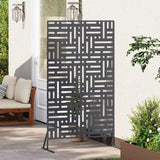 Vidaxl privacyscherm antraciet 100 x 50 x 180 cm staal