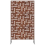Vidaxl privacyscherm grijs 100 x 50 x 180 cm cortenstaal