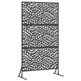 Vidaxl privacyscherm zwart 100 x 50 x 180 cm staal