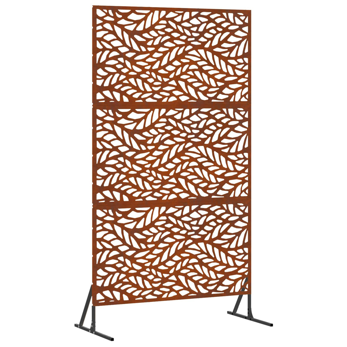 Vidaxl privacyscherm grijs 100 x 50 x 180 cm cortenstaal