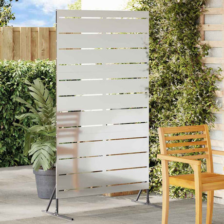 Vidaxl privacyscherm 100 x 50 x 180 cm gegalvaniseerd staal zilver
