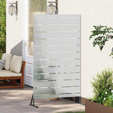 Vidaxl privacyscherm 100 x 50 x 180 cm gegalvaniseerd staal zilver
