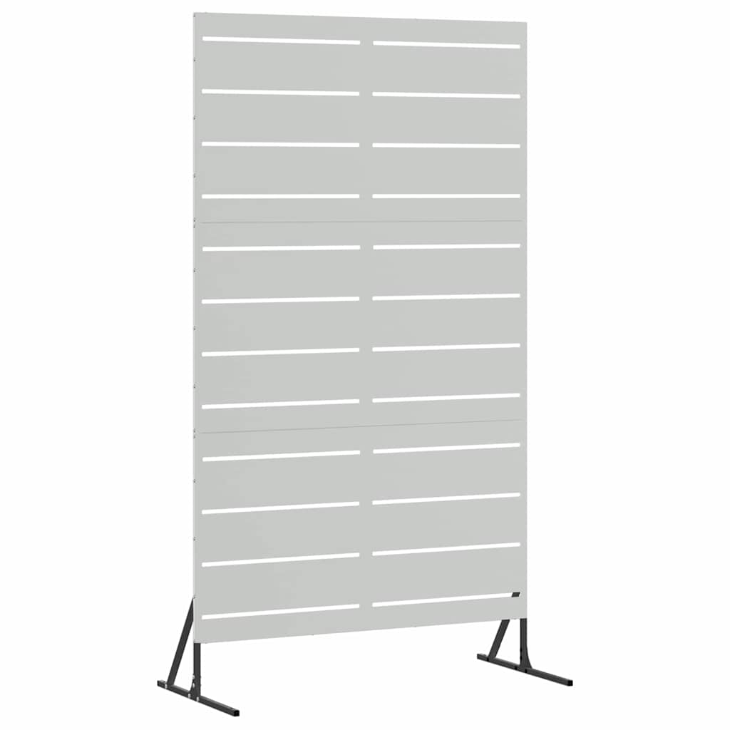 Vidaxl privacyscherm 100 x 50 x 180 cm gegalvaniseerd staal zilver