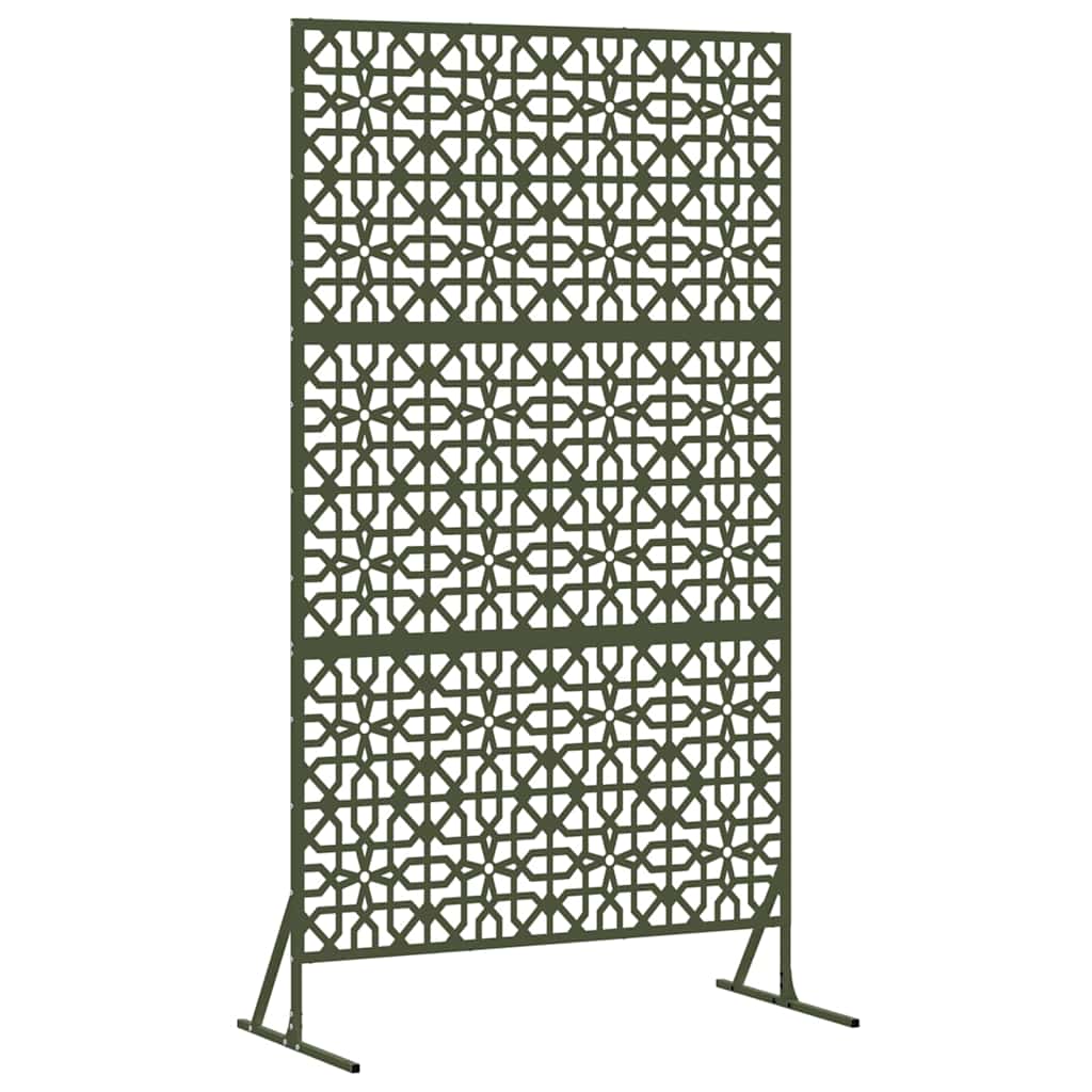 Vidaxl privacyscherm olijfgroen 100 x 50 x 180 cm staal