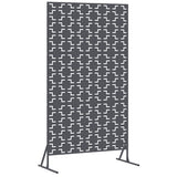 Vidaxl privacyscherm antraciet 100 x 50 x 180 cm staal