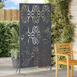 Vidaxl privacyscherm 100 x 50 x 180 cm staal antraciet