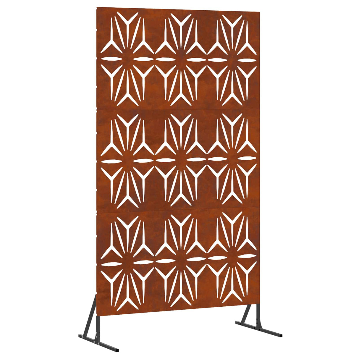 Vidaxl privacyscherm grijs 100 x 50 x 180 cm cortenstaal