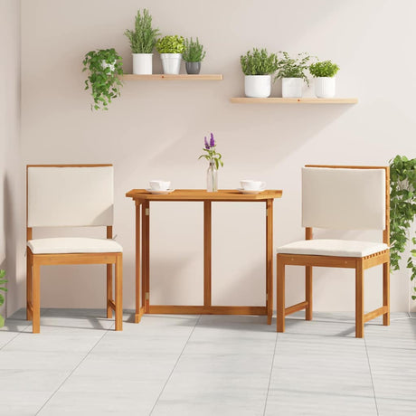 Vidaxl 2 st tuinstoel massief acaciahout bruin