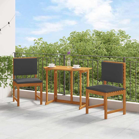 Vidaxl 2 st tuinstoel massief acaciahout bruin