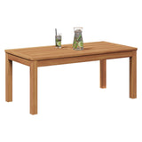 Vidaxl tafel bruin 95 x 45 x 40 cm massief teakhout