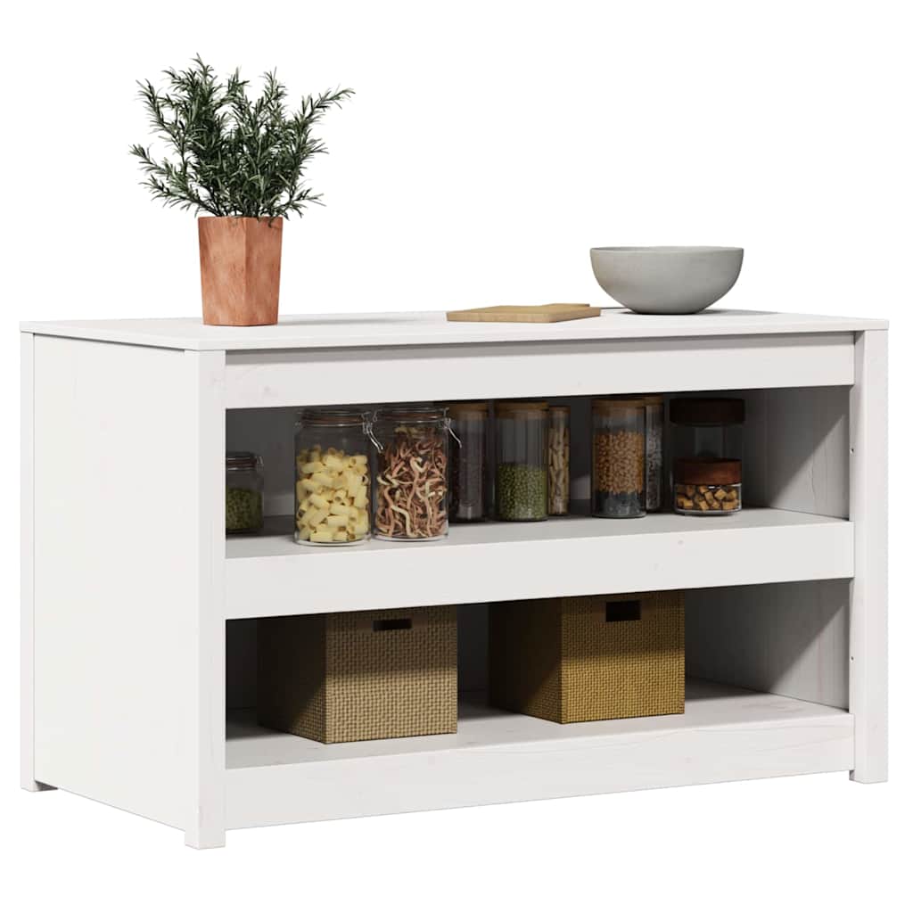 Vidaxl keukenkast meppel wit 106 x 55 x 64 cm massief grenenhout