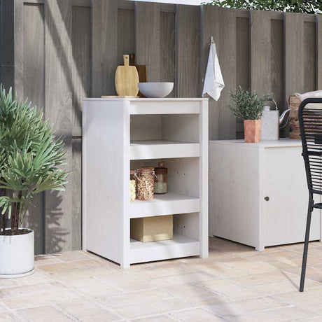Vidaxl keukenkast meppel wit 55 x 55 x 92 cm massief grenenhout