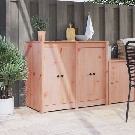 Vidaxl keukendeur meppel 2 st bruin 50 x 9 x 82 cm massief douglas