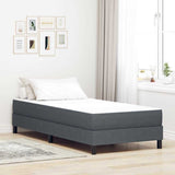 Vidaxl bedmatras met matras grijs 90 x 190 cm stof