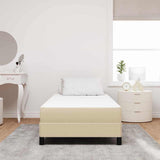 Vidaxl bedmatras met matras saliegroen 90 x 190 cm stof