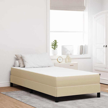 Vidaxl bedmatras met matras saliegroen 100 x 200 cm stof