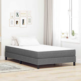 Vidaxl bedmatras met matras lichtgrijs 120 x 190 cm stof