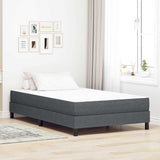 Vidaxl bedmatras met matras grijs 120 x 190 cm stof