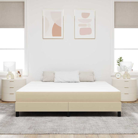 Vidaxl bedmatras met matras saliegroen 180 x 200 cm stof