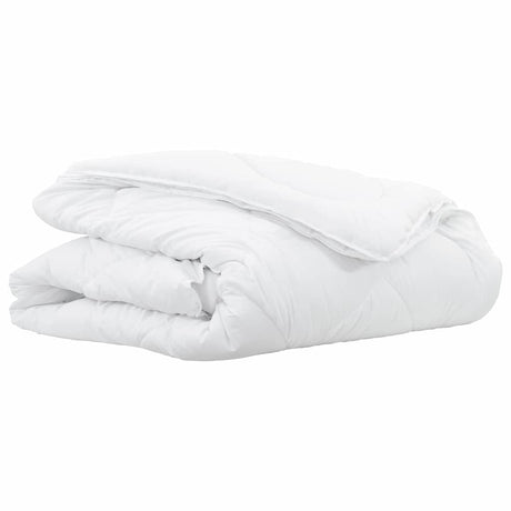 Vidaxl 2-in-1 dekbed wit 155 x 200 cm polyester