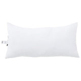 Vidaxl hoofdkussen met kussen wit 61 x 41 x 20 cm polyester