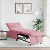 Vidaxl slaapbank roze 194 x 67 x 82 cm fluweel