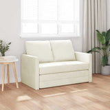 Vidaxl slaapbank crème 204 x 122 x 60 cm fluweel