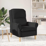 Vidaxl fauteuil zwart stof