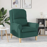 Vidaxl fauteuil donkergroen stof