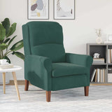 Vidaxl fauteuil donkergroen fluweel