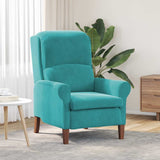 Vidaxl fauteuil turquoise fluweel