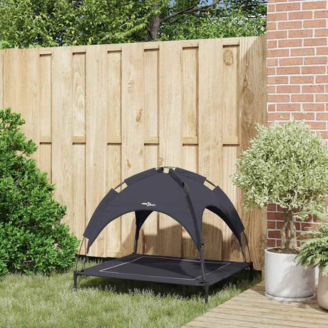 Vidaxl hondenbed 90 x 81 x 80,5 cm staal zwart