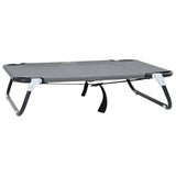Vidaxl hondenbed lichtgrijs 70 x 46 x 18 cm staal
