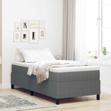 Vidaxl platform bedframe lichtgrijs 80 x 200 cm katoen stof
