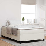 Vidaxl platform bedframe crème 120 x 190 cm katoen stof