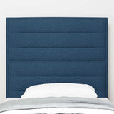 Vidaxl hoofdbord blauw stof