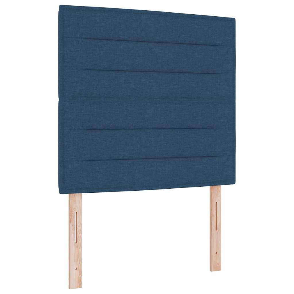 Vidaxl hoofdbord blauw stof