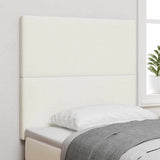 Vidaxl hoofdbord crème 100 cm katoen stof