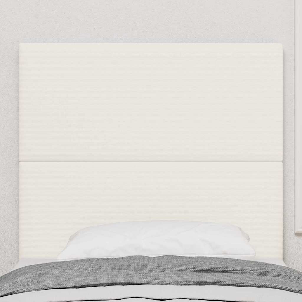 Vidaxl hoofdbord crème 100 cm katoen stof