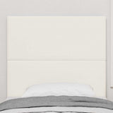 Vidaxl hoofdbord crème 100 cm katoen stof