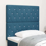 Vidaxl hoofdbord donkerblauw 100 cm fluweel