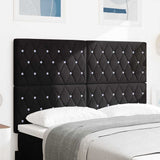 Vidaxl hoofdbord zwart 144 cm fluweel