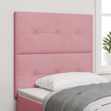 Vidaxl hoofdbord roze 80 cm fluweel