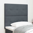 Vidaxl hoofdbord donkergrijs 90 cm fluweel