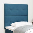 Vidaxl hoofdbord donkerblauw 90 cm fluweel