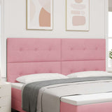 Vidaxl hoofdbord roze 200 cm fluweel
